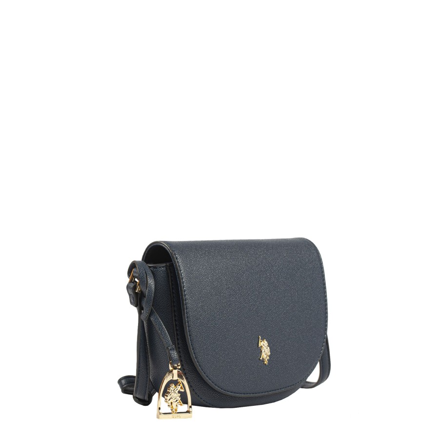 Femme Us Polo Sac Porte Bandouliere / Porte Travers | Sac Travers Jones Us Polo Bleu