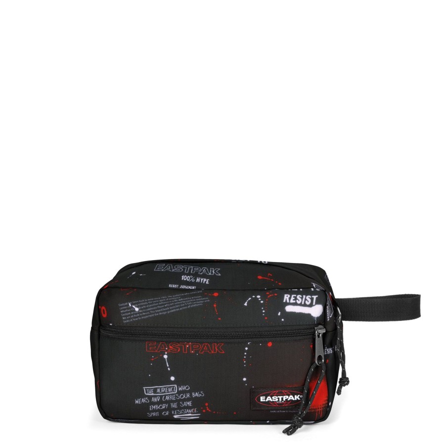 Bagages Eastpak Trousse De Toilette | Trousse De Toilette Yap Single Eastpak Noir Multi