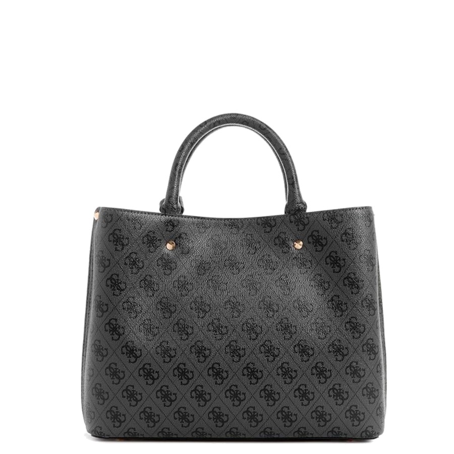 Femme Guess Sac Porte Main | Sac A Main Meridian Guess Charbon