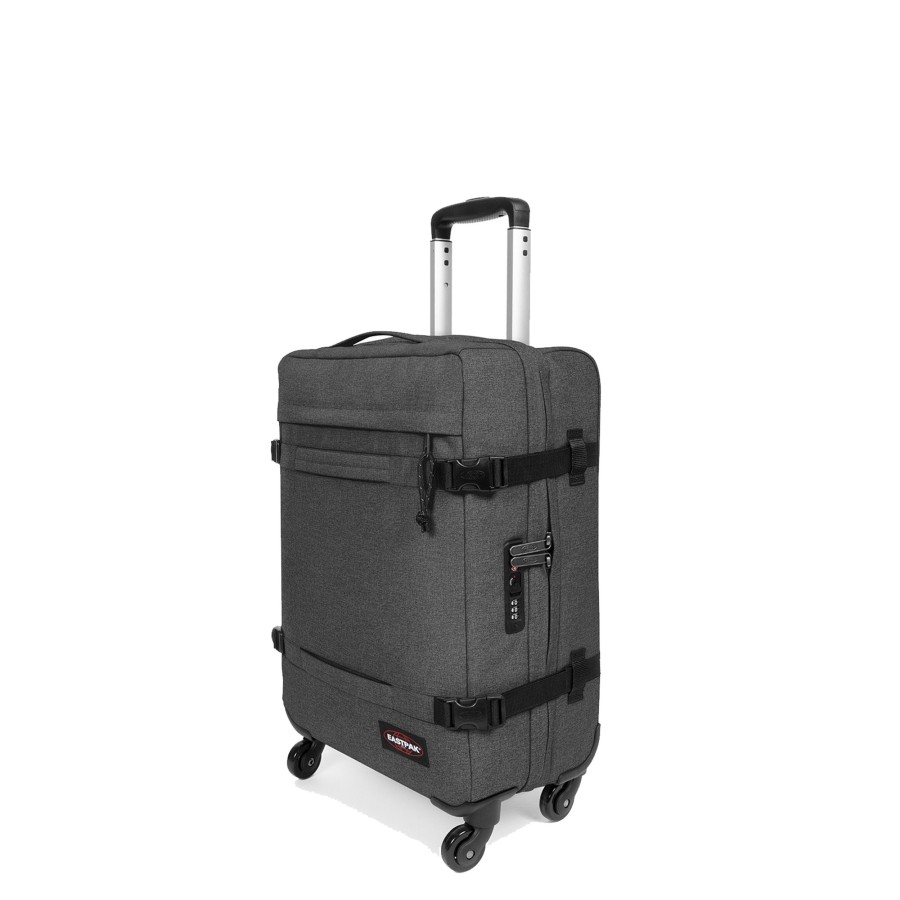 Bagages Eastpak Valise 4 Roues Souple | Valise Cabine 54Cm Transit'R 4 S Eastpak Black Denim