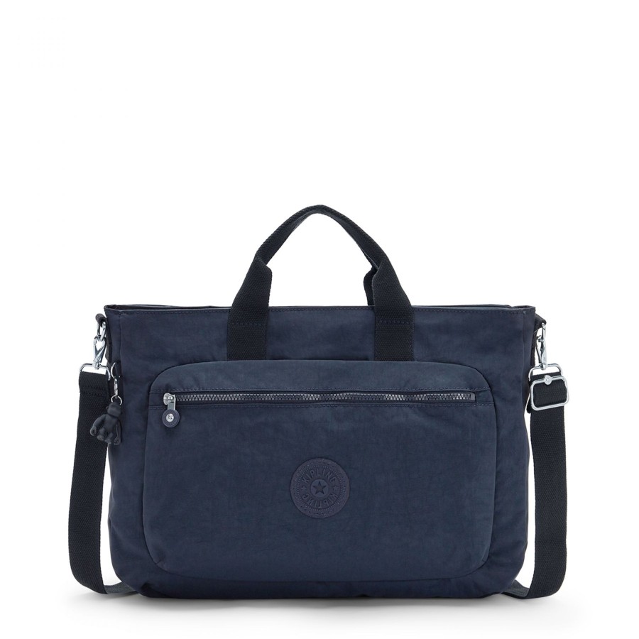 Femme Kipling Sac Porte Main | Porte-Ordinateur Miho M Kipling Bleu