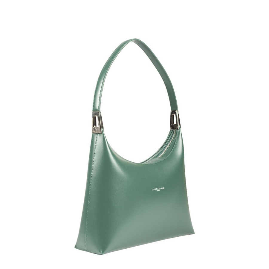 Femme Lancaster Sac Porte Epaule | Sac Epaule En Cuir Suave Ace Lancaster Vert