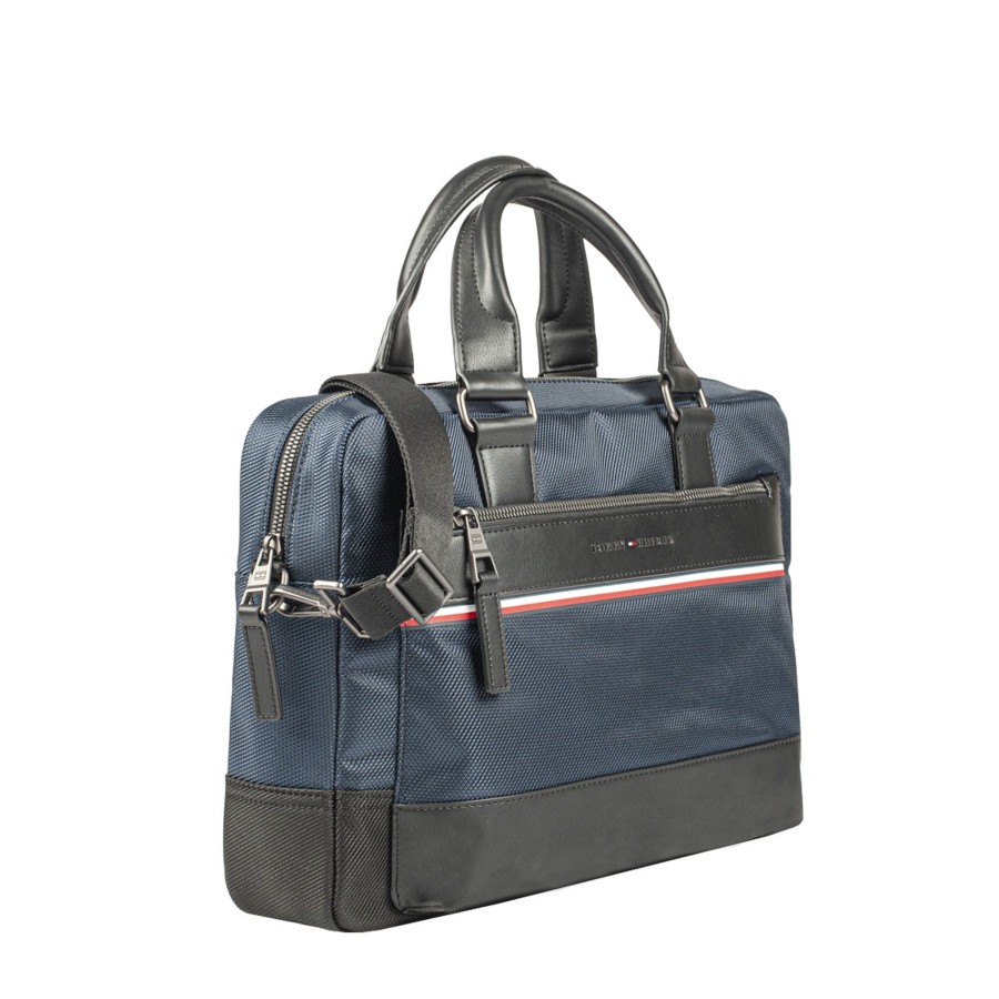 Homme Tommy Hilfiger Serviette/Cartable | Porte-Ordinateur 1985 Marine