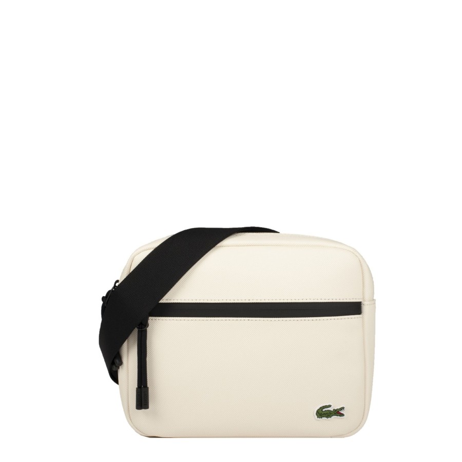 Homme Lacoste Sacoche Bandouliere | Sacoche Lcst Lacoste Blanc Multi