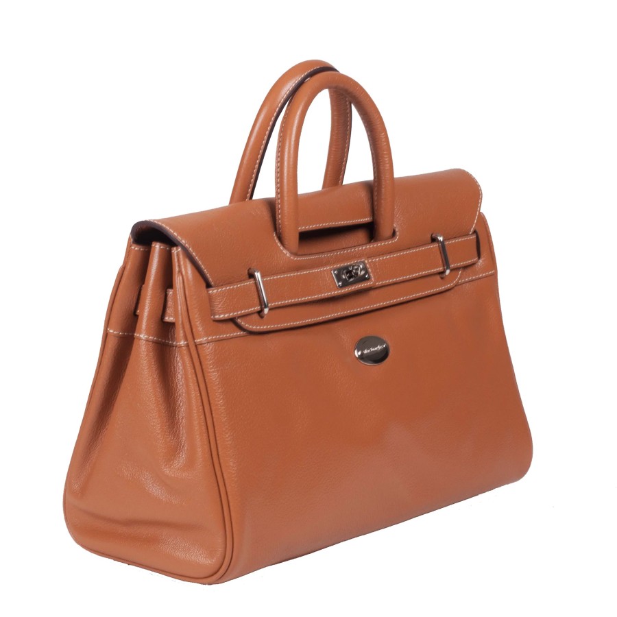 Femme Mac Douglas Sac Porte Main | Sac A Main En Cuir Pyla S Buni Mac Douglas Chatain