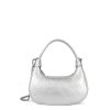 Femme Lancaster Sac Porte Main | Petit Sac A Main Hobo En Cuir Aura Lancaster Blanc Nacre