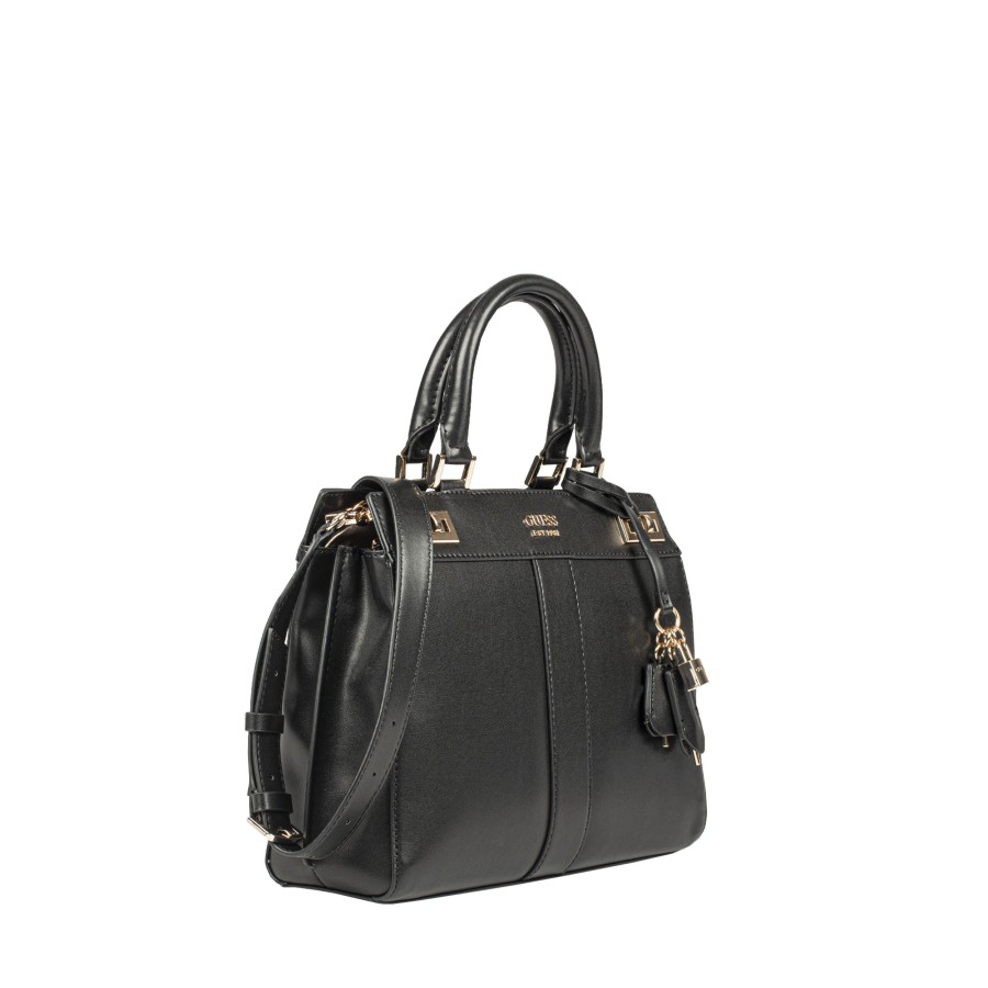 Femme Guess Sac Porte Main | Sac A Main Katey Noir Guess