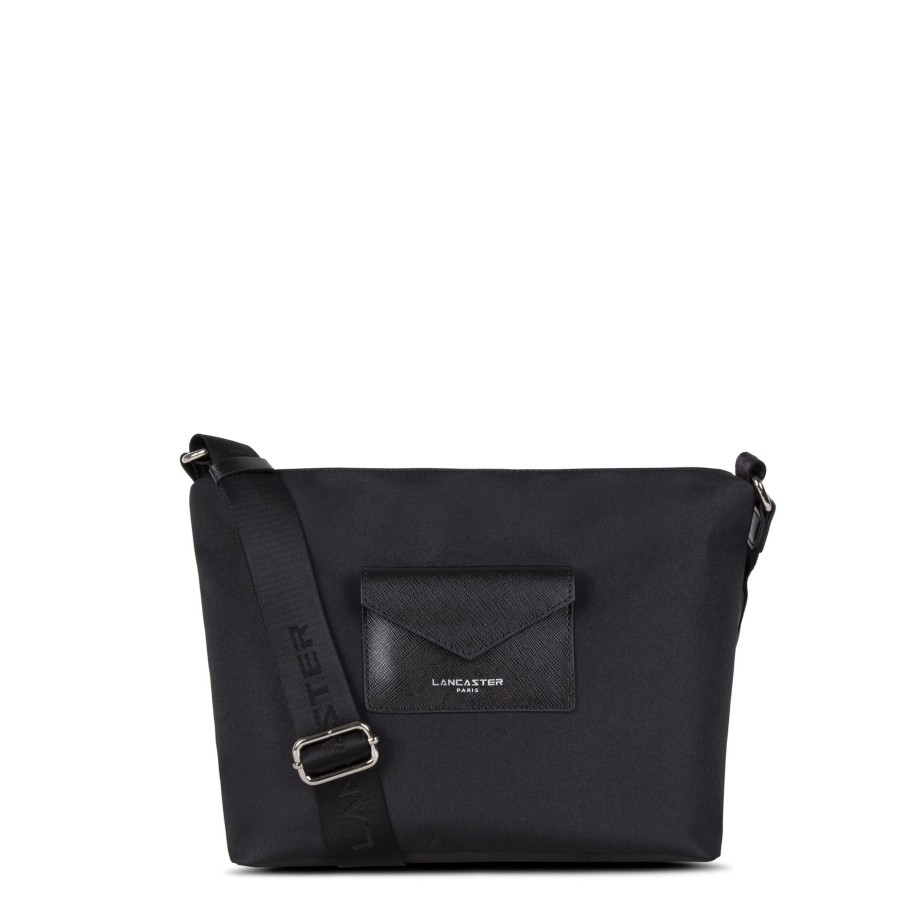 Femme Lancaster Sac Porte Bandouliere / Porte Travers | Sac Travers Smart Kba Lancaster Noir