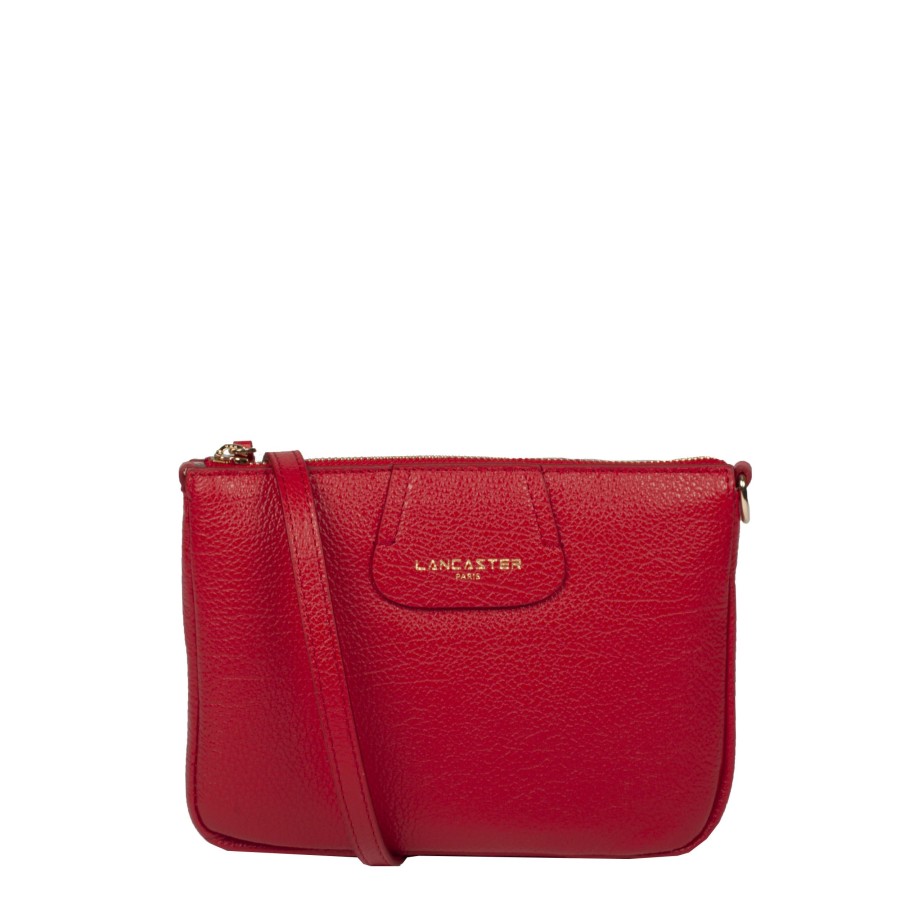 Femme Lancaster Sac Porte Bandouliere / Porte Travers | Sac En Cuir Porte Travers Dune Rouge