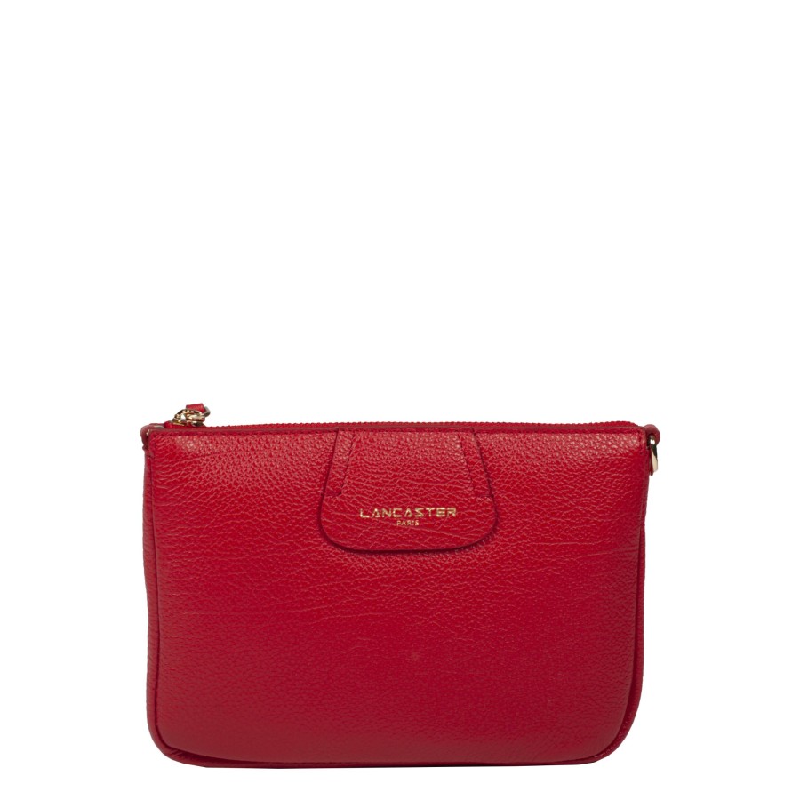 Femme Lancaster Sac Porte Bandouliere / Porte Travers | Sac En Cuir Porte Travers Dune Rouge