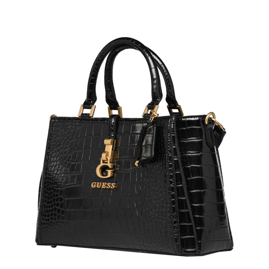 Femme Guess Sac Porte Main | Sac A Main G. James Guess Noir