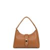 Femme Lancaster Sac Porte Main | Sac En Cuir Foulonne Double Lancaster Camel