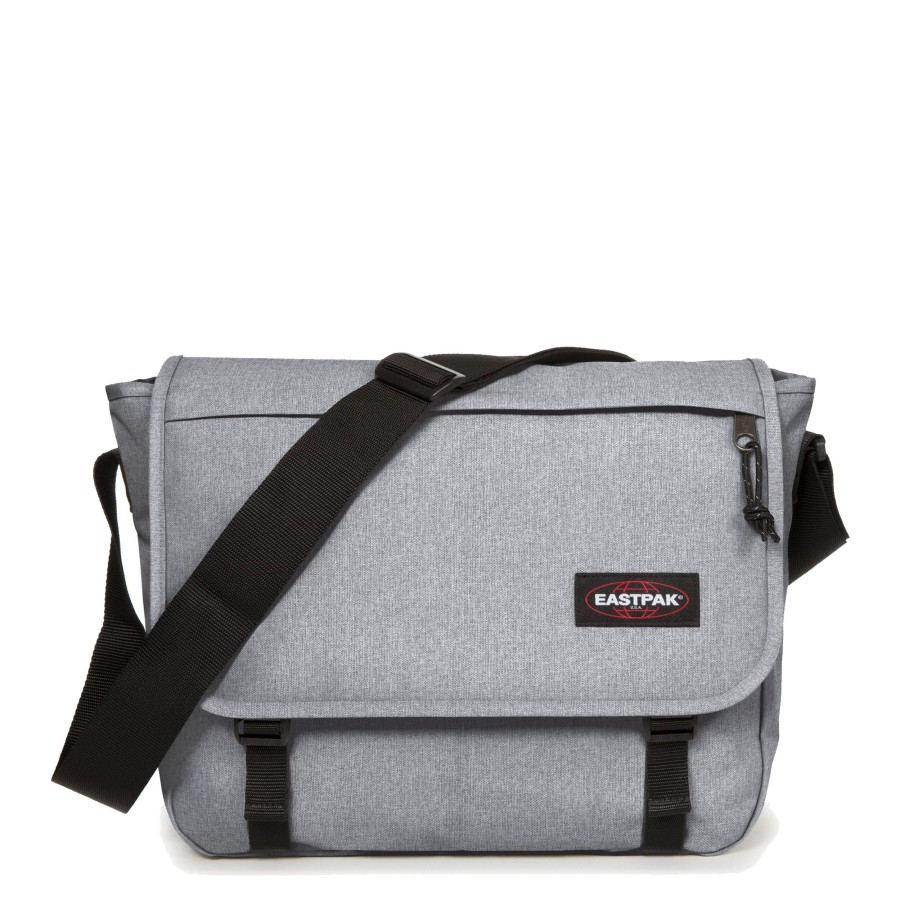 Homme Eastpak Sac Reporter/Gibeciere | Gibeciere Delegate Authentic Eastpak Gris Sunday