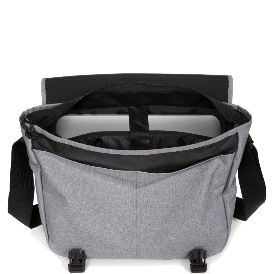 Homme Eastpak Sac Reporter/Gibeciere | Gibeciere Delegate Authentic Eastpak Gris Sunday