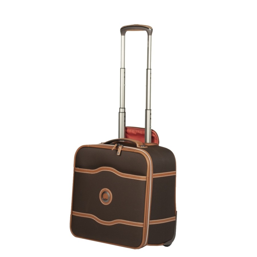 Bagages Delsey Valise 2 Roues Rigide | Valise Underseater 42 Cm Chatelet Air 2.0 Delsey Marron