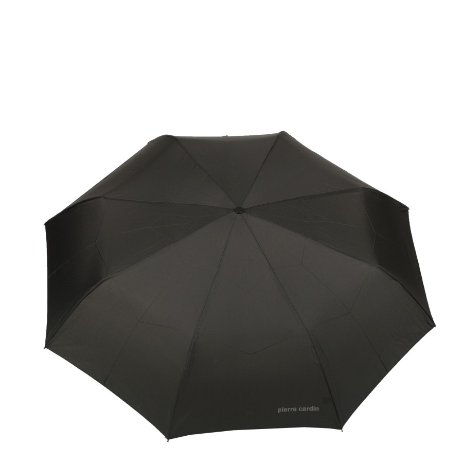 Homme Pierre Cardin Parapluies | Parapluie Pliant Noir