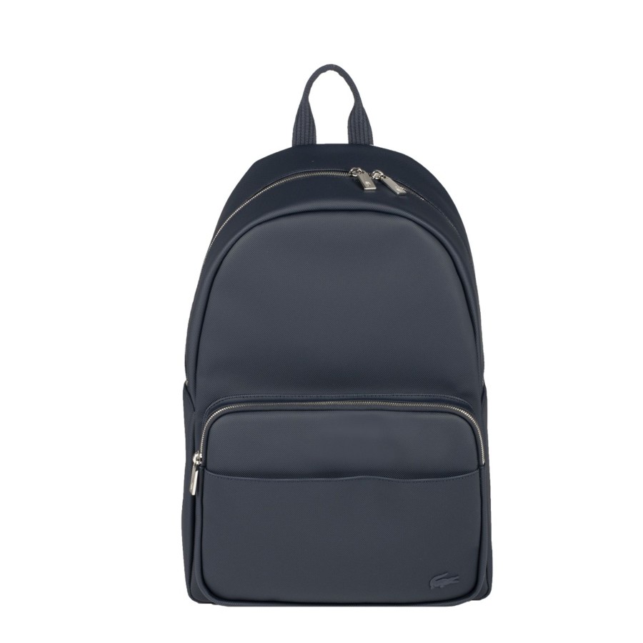 Homme Lacoste Sac A Dos | Sac A Dos Mens Classic Lacoste Bleu