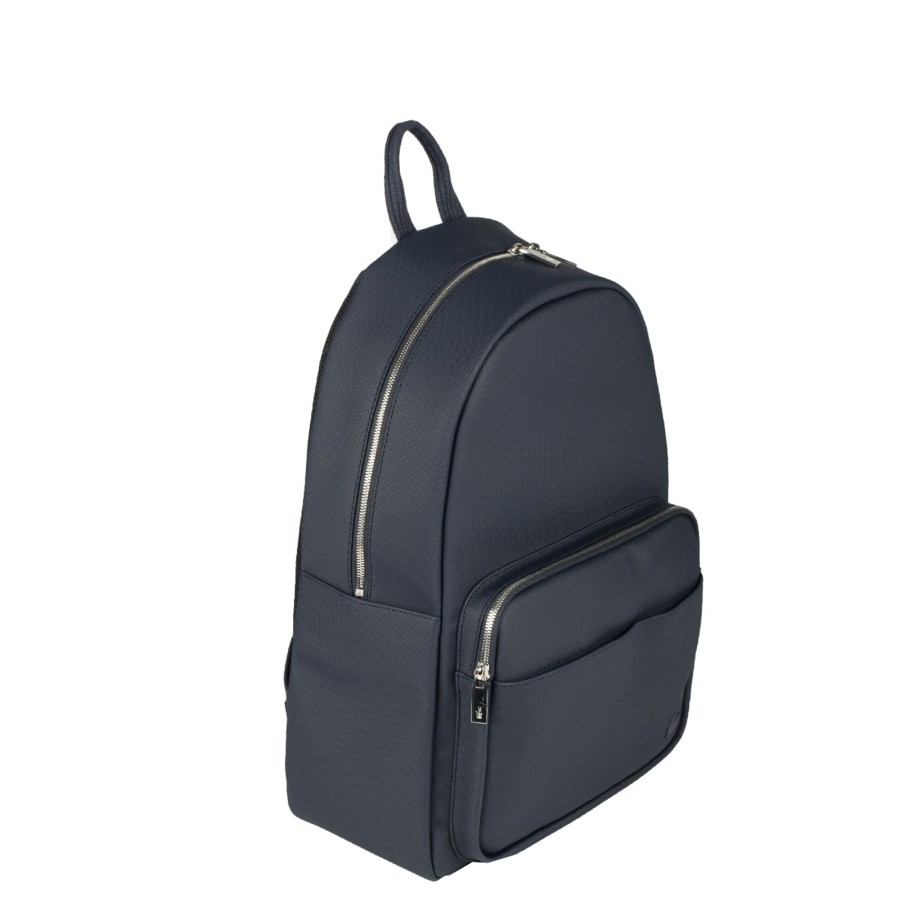 Homme Lacoste Sac A Dos | Sac A Dos Mens Classic Lacoste Bleu