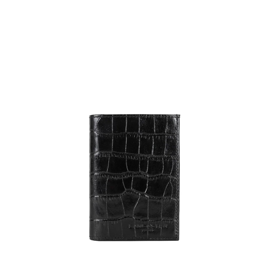 Homme Lancaster Portefeuille | Porte Cartes En Cuir Croco Homme Lancaster