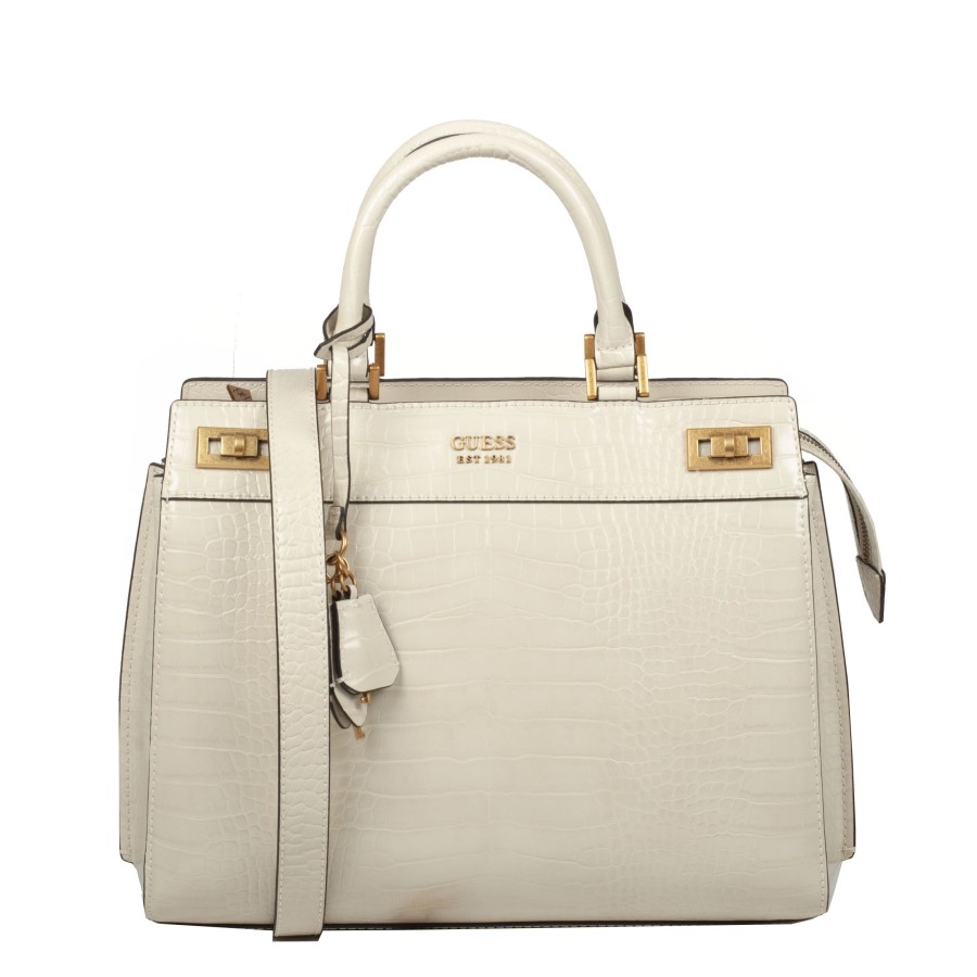 Femme Guess Sac Porte Main | Sac A Main Eggshell Katey