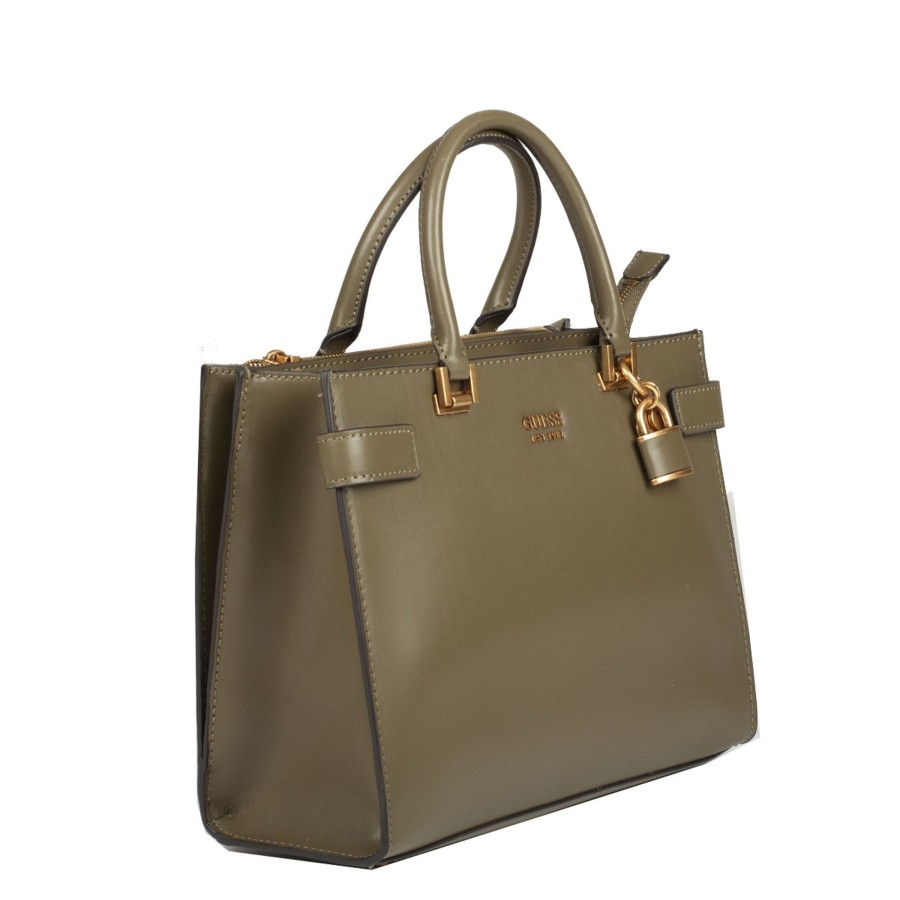 Femme Guess Sac Porte Main | Sac A Main Olive Atene