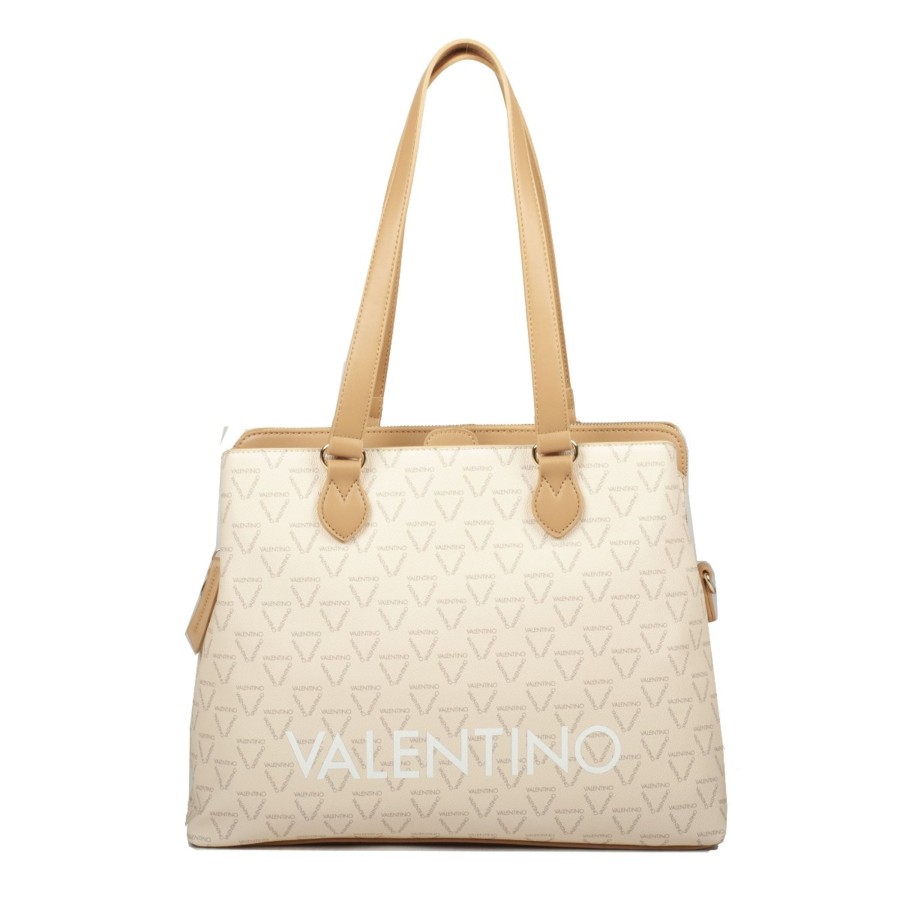 Femme Valentino Sac Porte Epaule | Shopping Ecru Multi Liuto Blanc Multi