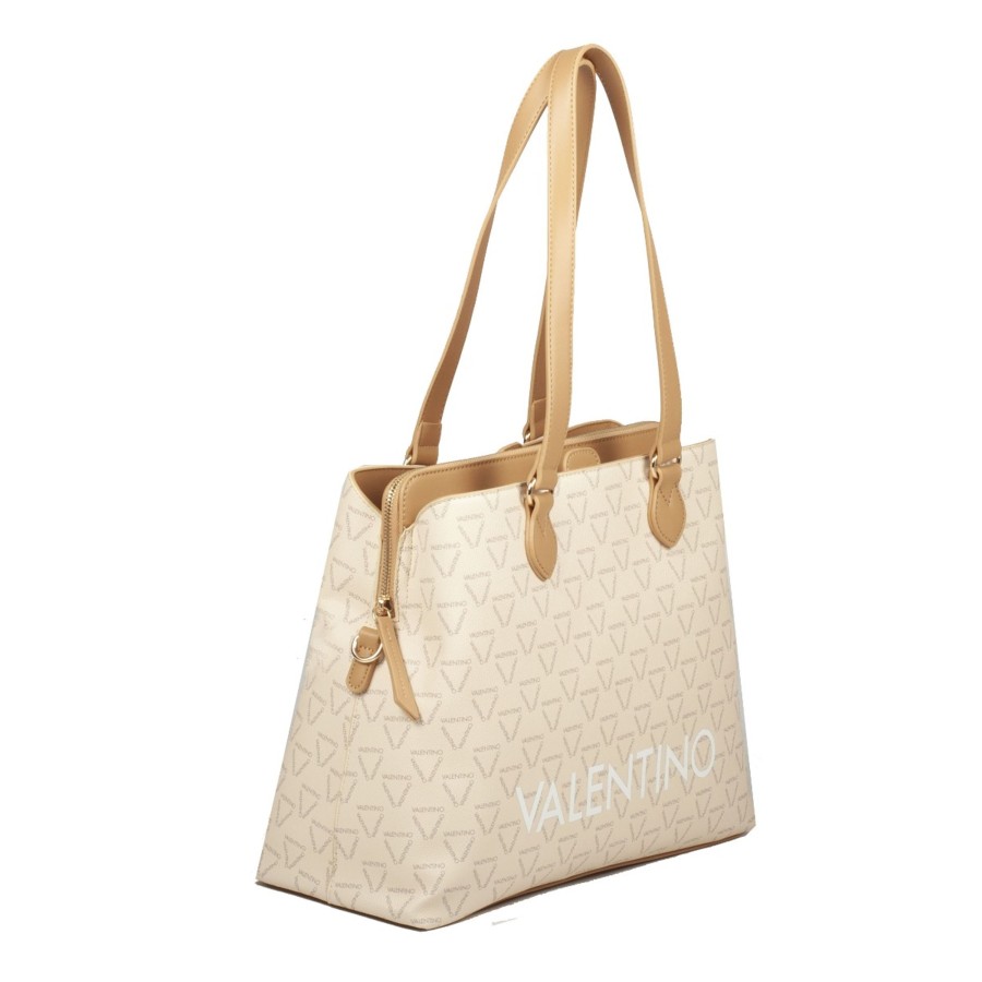 Femme Valentino Sac Porte Epaule | Shopping Ecru Multi Liuto Blanc Multi