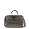 Femme Mac Douglas Sac Porte Main | Mini Sac A Main En Cuir Pyla Buni Mac Douglas Brun Metal