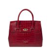 Femme Lancaster Sac Porte Main | Sac A Main En Cuir Exotic