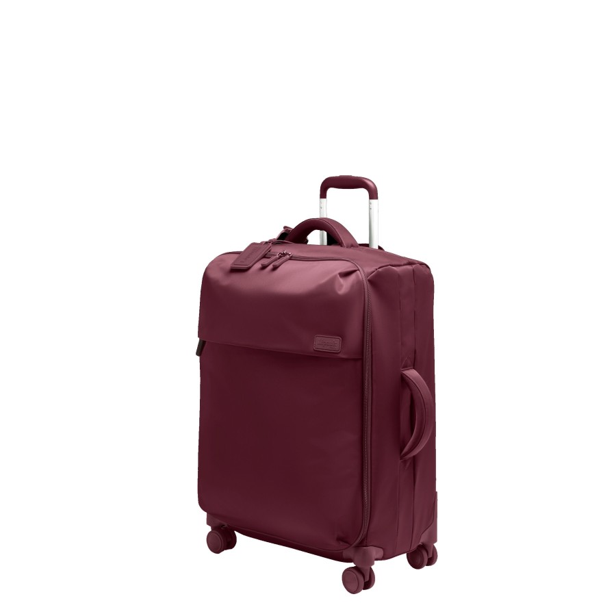 Bagages Lipault Valise 4 Roues Souple | Valise 63 Cm Plume Lipault Bordeaux