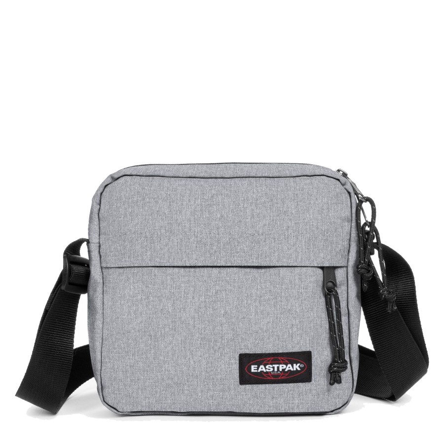 Femme Eastpak Sac Porte Bandouliere / Porte Travers | Sacoche The Bigger One Authentic Eastpak Gris Sunday