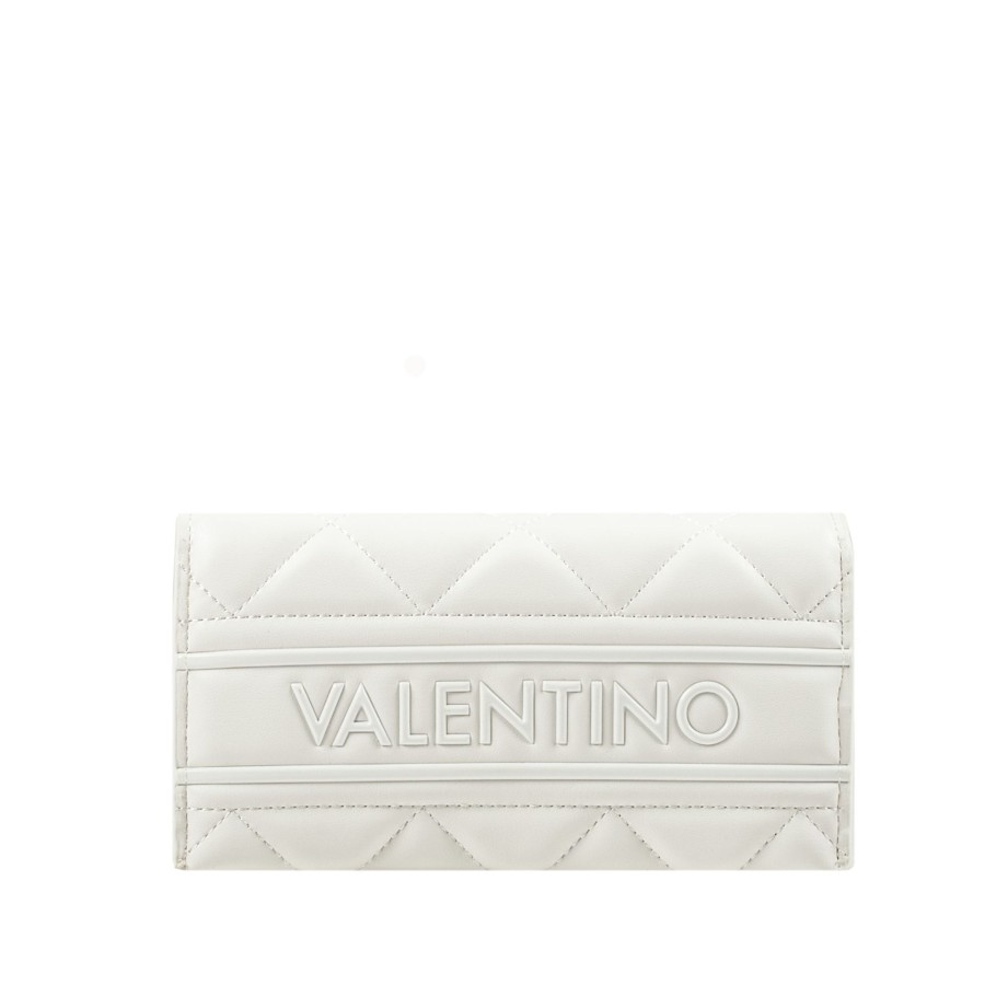 Femme Valentino Portefeuille | Compagnon Ada Valentino Blanc