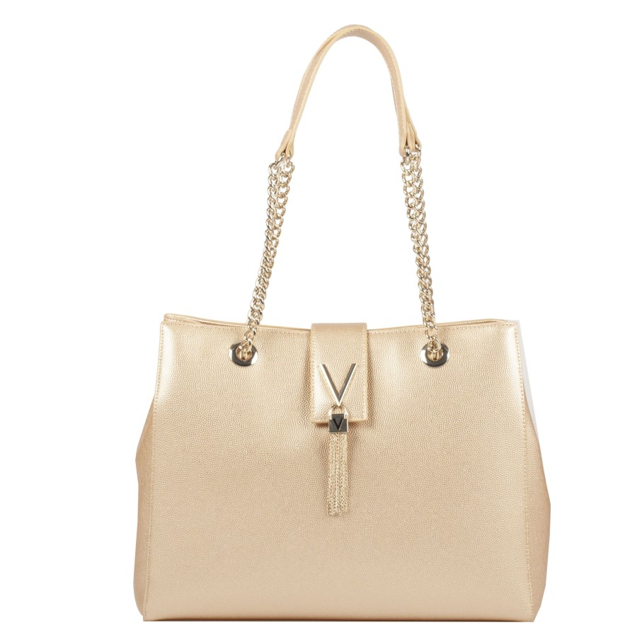 Femme Valentino Sac Porte Epaule | Sac Shopping Divina Valentino Dore