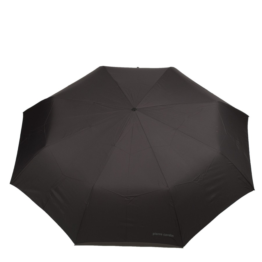 Homme Pierre Cardin Parapluies | Grand Parapluie Pliant Noir Cardin