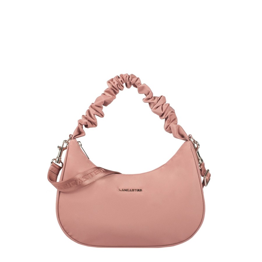 Femme Lancaster Sac Porte Epaule | Sac Epaule Basic Chouchou Rose Lancaster