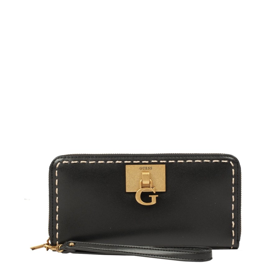 Femme Guess Portefeuille | Compagnon Stephi Noir