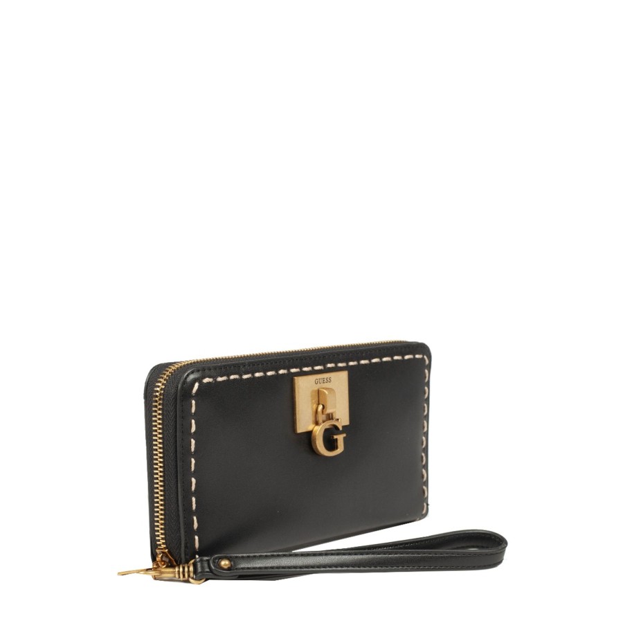 Femme Guess Portefeuille | Compagnon Stephi Noir