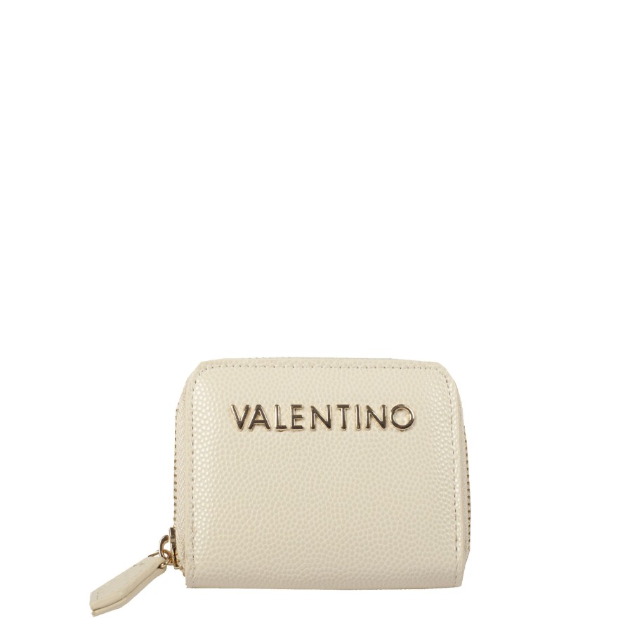 Femme Valentino Porte Monnaie | Petit Porte Monnaie Divina Valentino Ecru