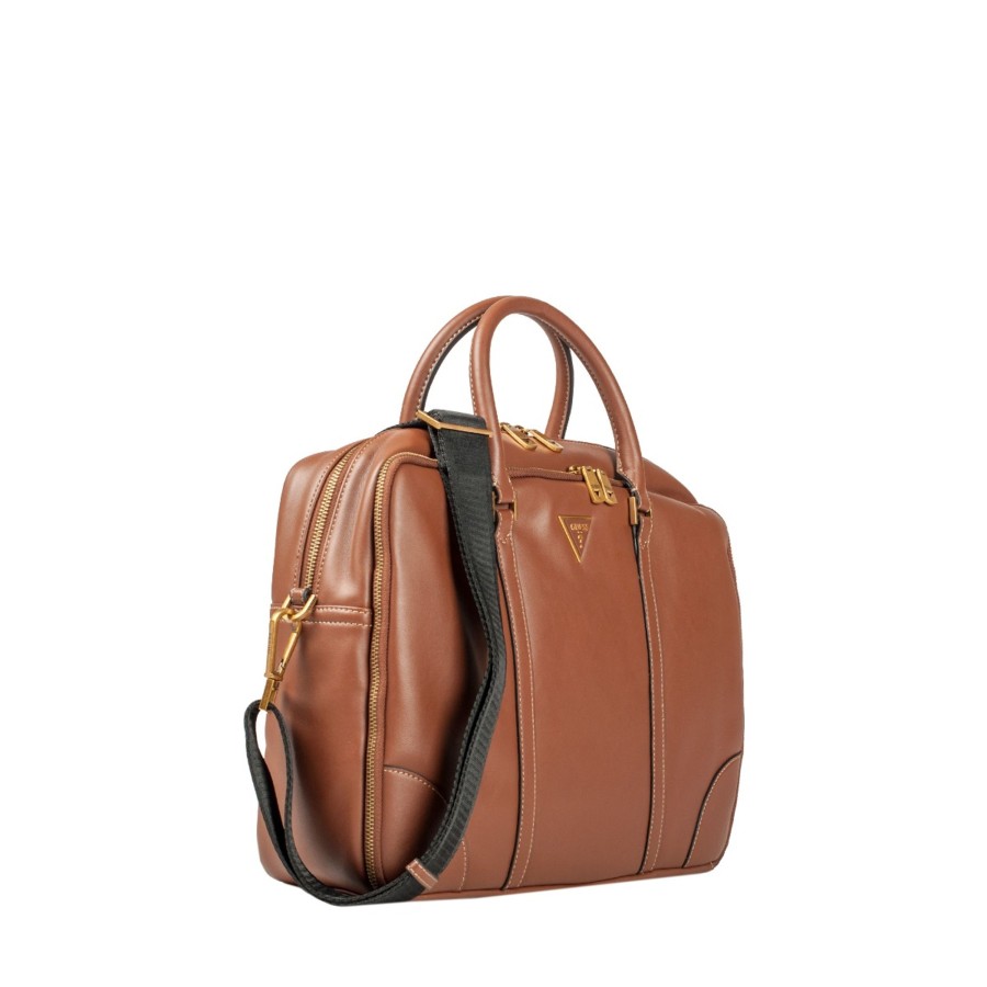 Homme Guess Serviette/Cartable | Porte-Documents Marron Scala