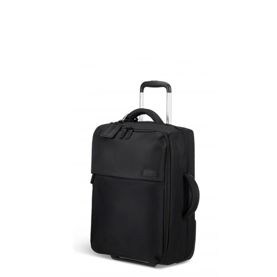 Bagages Lipault Valise 2 Roues Souple | Valise Cabine 55Cm 2 Roues Plume Lipault Noir