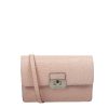 Femme Valentino Sac Porte Bandouliere / Porte Travers | Sac Baguette Cuir March Valentino Rose