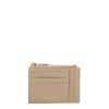 Femme Lancaster Porte Cartes | Porte Cartes En Cuir Dune Lancaster Beige