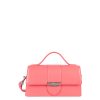 Femme Lancaster Sac Porte Main | Sac Baguette En Cuir Paris Ily Lancaster Rose Bonbon