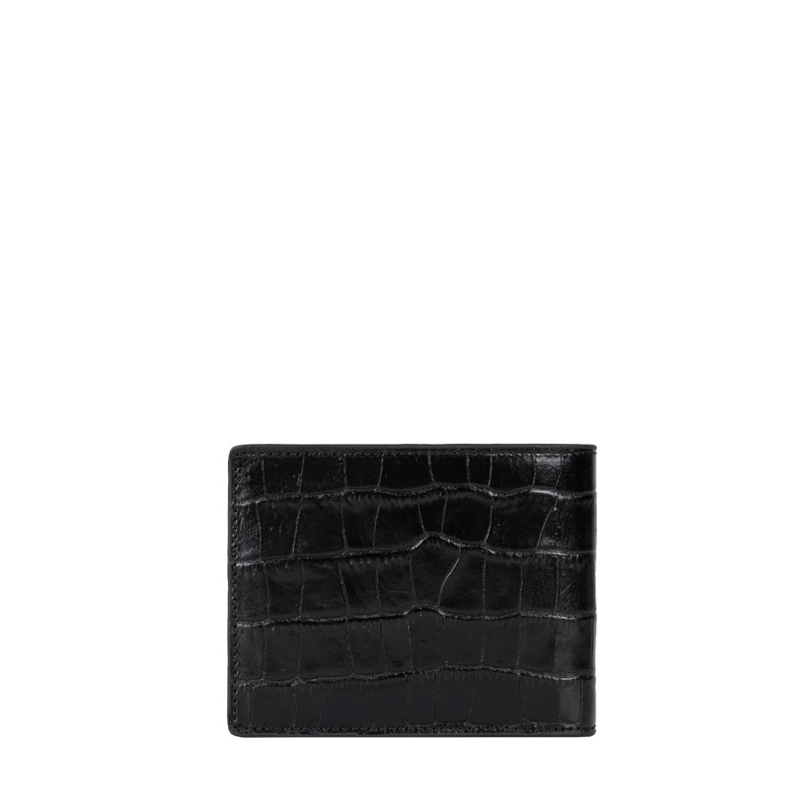 Homme Lancaster Portefeuille | Porte Cartes En Cuir Croco Homme Lancaster