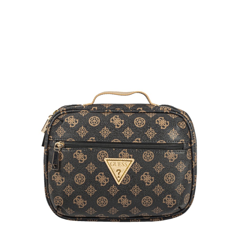 Bagages Guess Trousse De Toilette | Trousse De Toilette Wilder Guess Marron