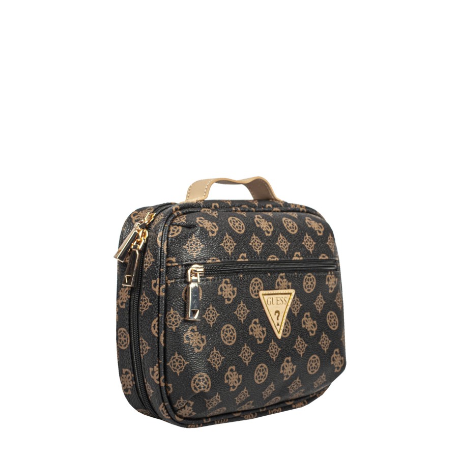 Bagages Guess Trousse De Toilette | Trousse De Toilette Wilder Guess Marron