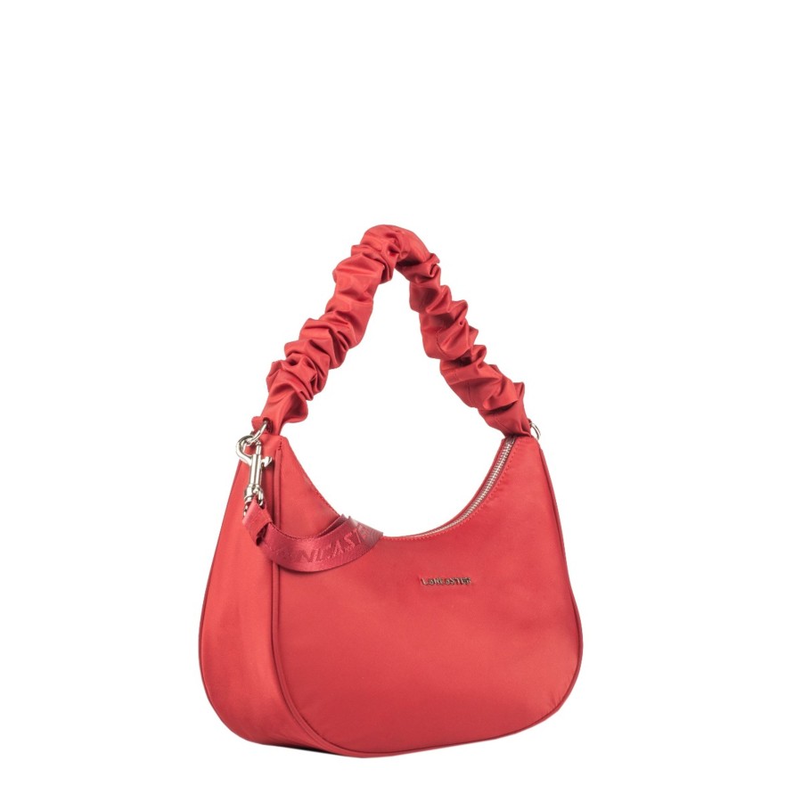 Femme Lancaster Sac Porte Epaule | Sac Epaule Basic Chouchou Rouge Lancaster