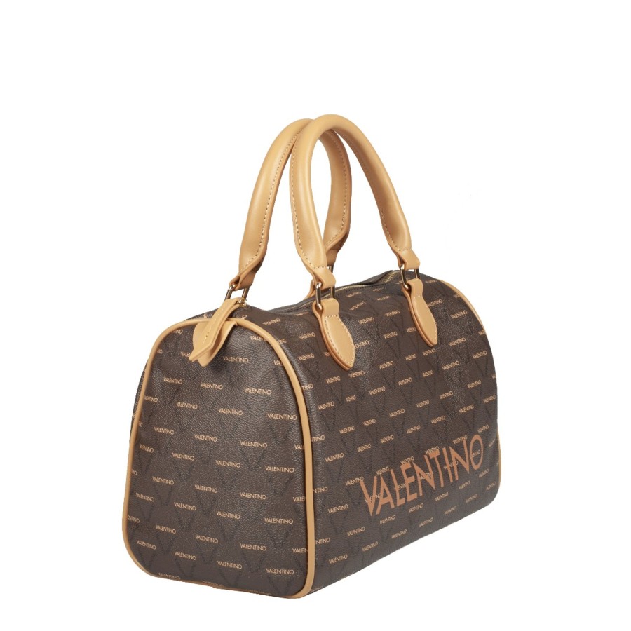 Femme Valentino Sac Porte Main | Sac A Main Liuto Marron Multi