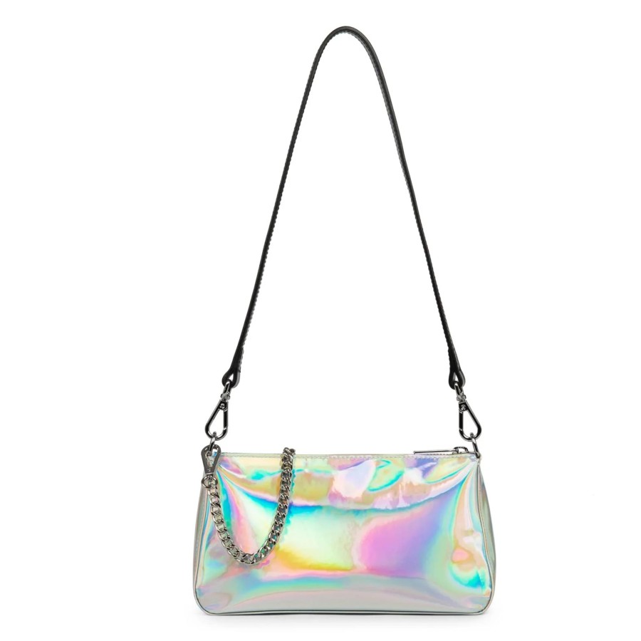 Femme Lancaster Pochette | Pochette Glass Irio Lancaster Argent