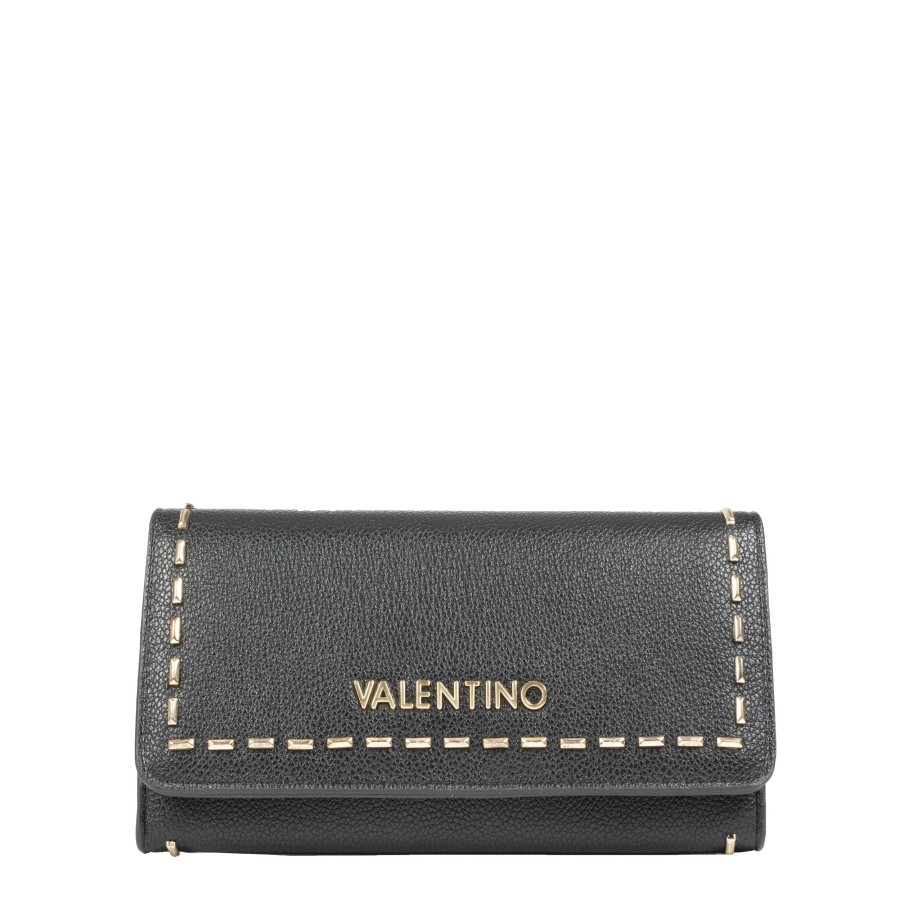 Femme Valentino Portefeuille | Portefeuille Dolomiti Valentino Noir